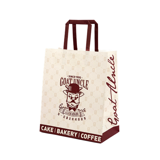 Dessert Bread Packaging Takeout Baking Paper Bag