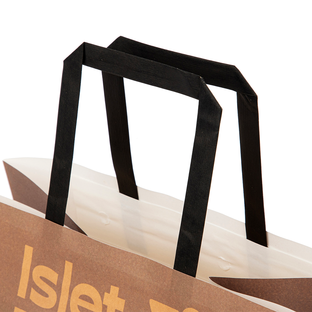 Flat Handle Bag-Serrated Top