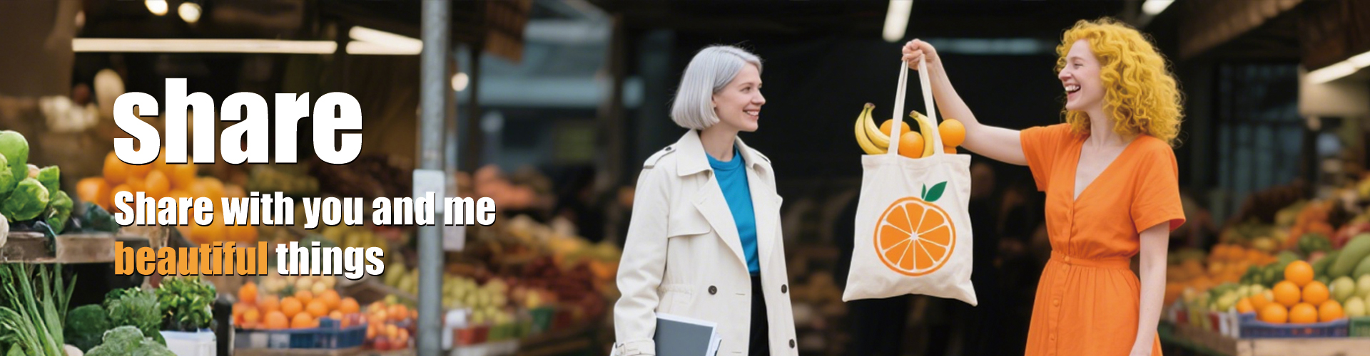 Share eco-friendly shopping bags