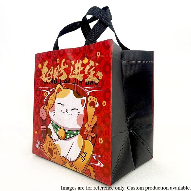 Customizable Reusable Printed High-Quality Non-Woven Shopping Bags with Logo