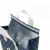 Premium Laminated Tote Bag with Black Trim & Customizable Logo Area