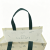 Custom Printed Non-Woven Tote Bag with Minimalist Botanical Design
