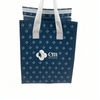 Premium Laminated Tote Bag with Black Trim & Customizable Logo Area